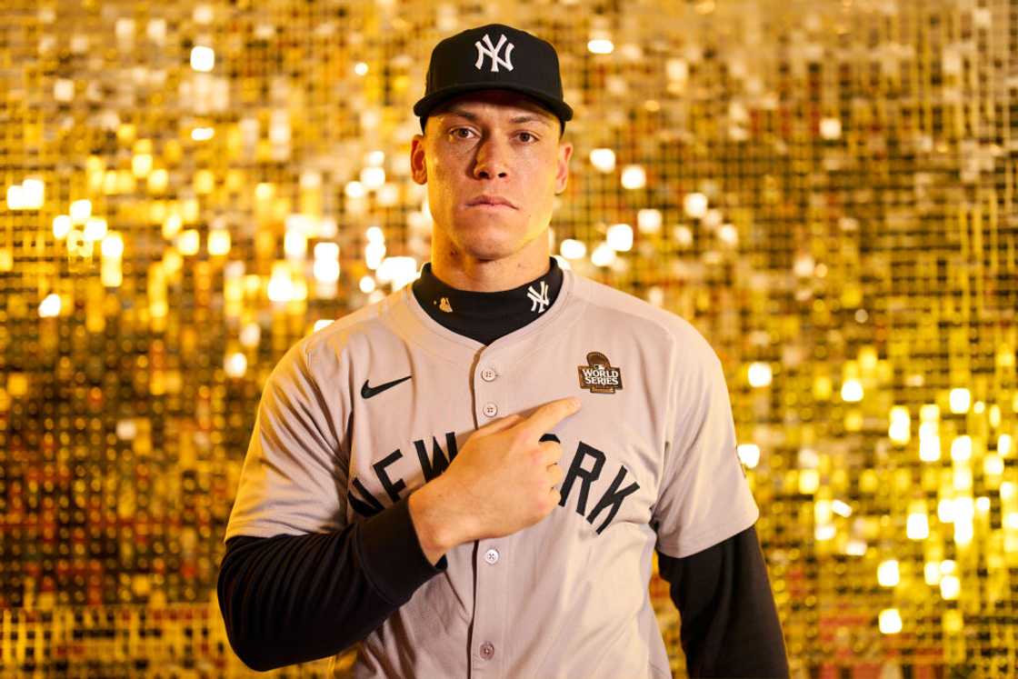 Aaron Judge during the workout day