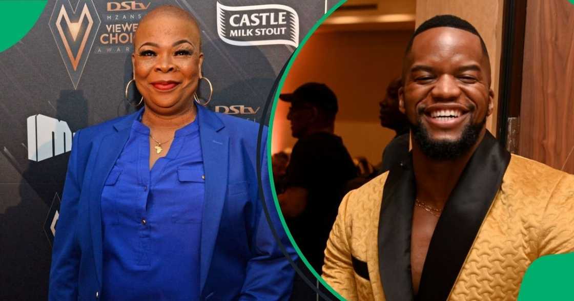 Linda Sebezo and Senzo Radebe were among the celebrities who gave back for Mandela Day. Linda Sebezo and Senzo Radebe were among the celebrities who gave back for Mandela Day.