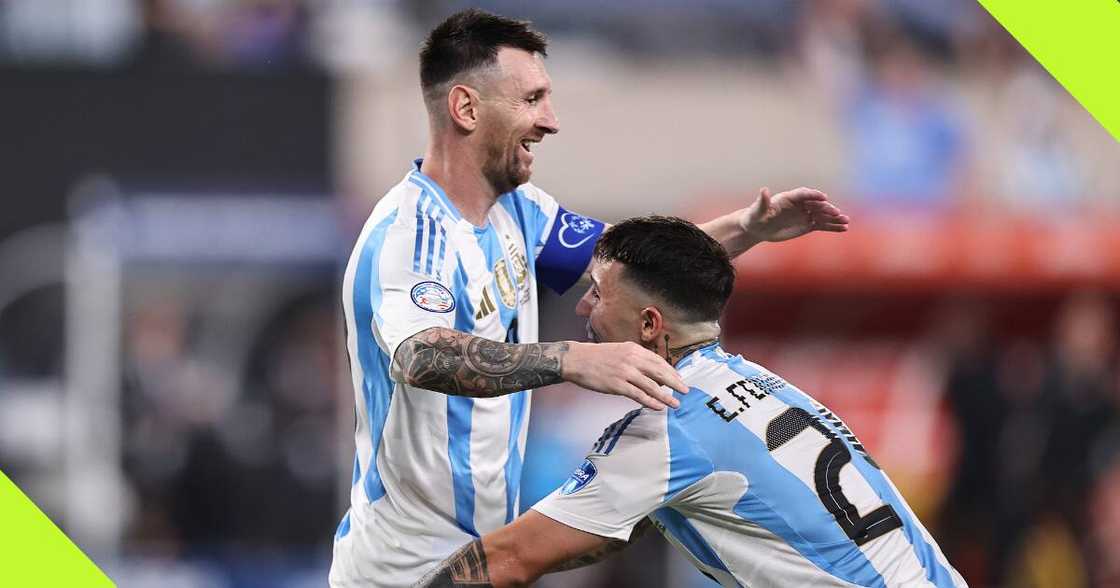 Lionel Messi scored his first Copa America goal against Canada in the semifinal. Lionel Messi scored his first Copa America goal against Canada in the semifinal.