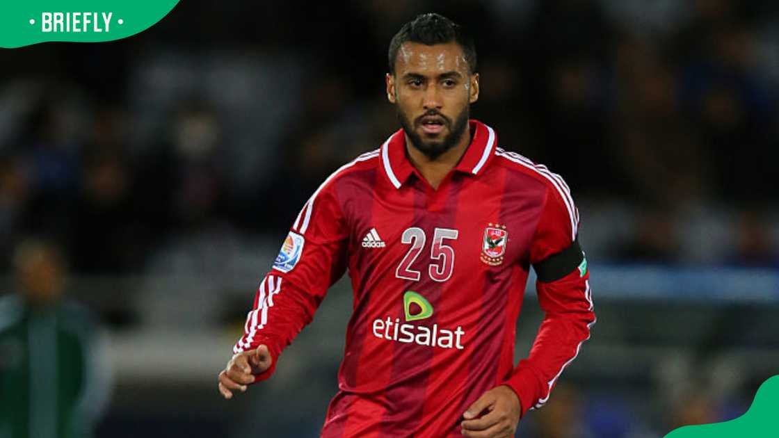 Hossam Ashour of Al-Ahly SC Hossam Ashour of Al-Ahly SC