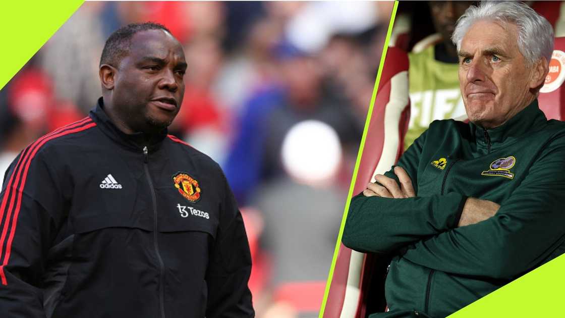 Benni McCarthy cast doubt on the abilities of Bafana Bafana head coach Hugo Broos ahead of their mouthwatering clash against Congo in the 2025 Africa Cup of Nations qualifier. Photo: Matthew Ashton/Richard Pelham.