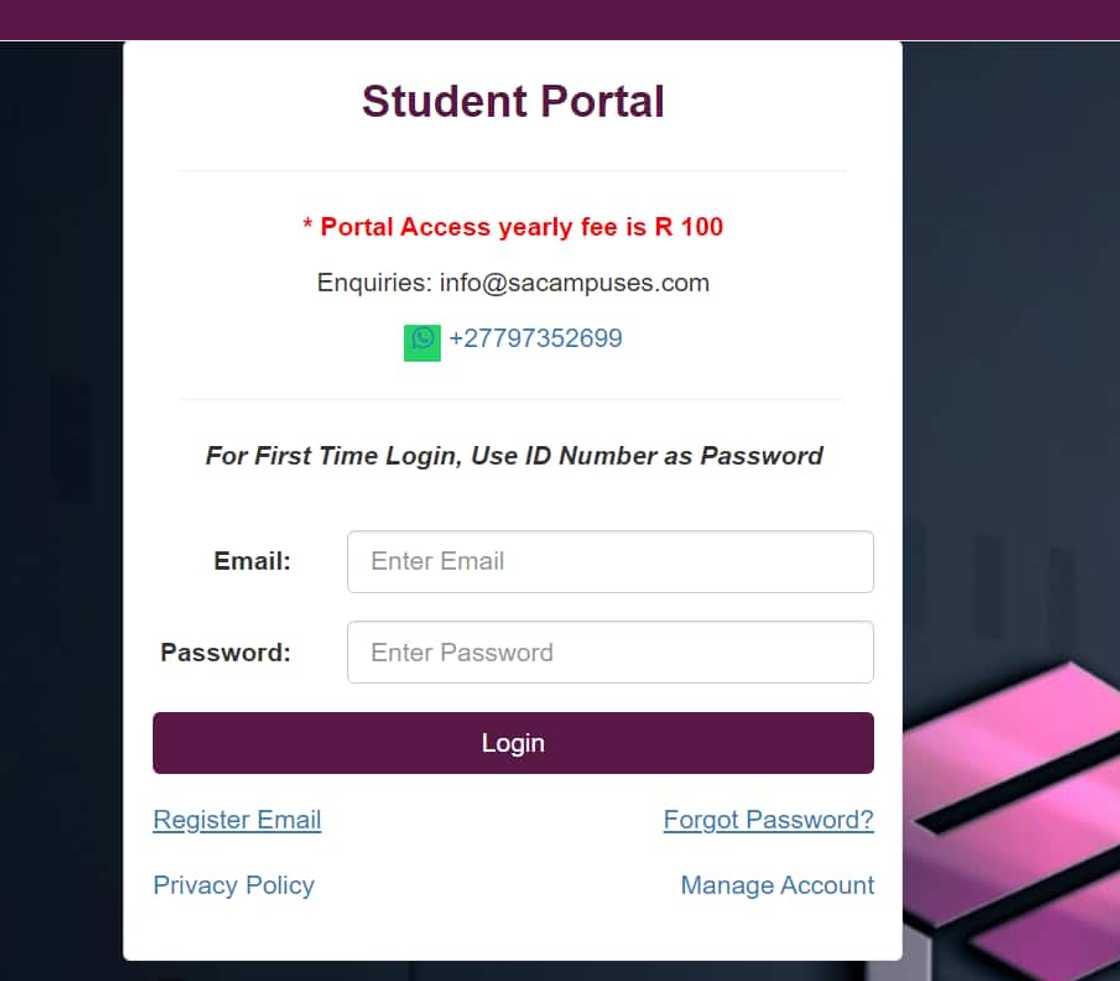 Denver Technical College student portal