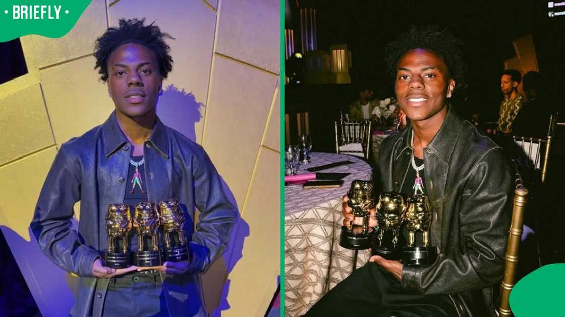 IShowSpeed at an awards ceremony.