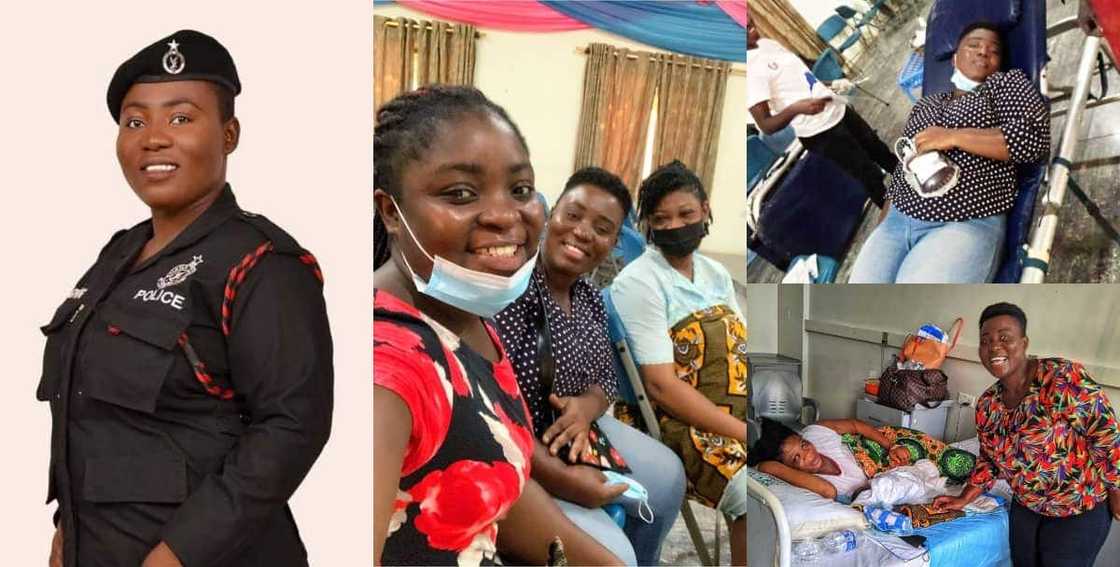 Policewoman and friend who donated blood to save pregnant woman Policewoman and friend who donated blood to save pregnant woman