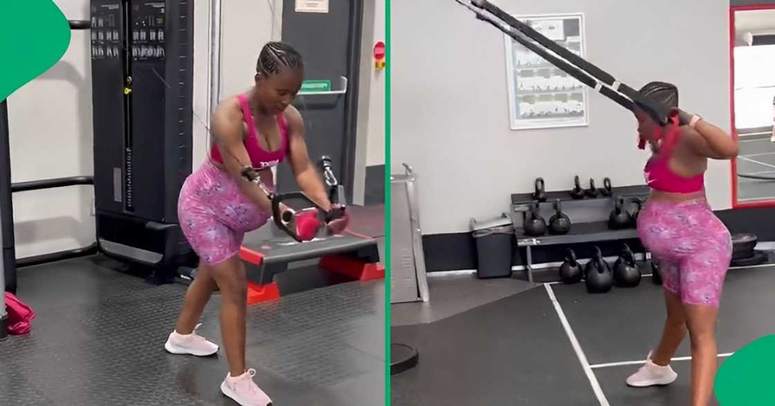 SA amazed by fit pregnant lady