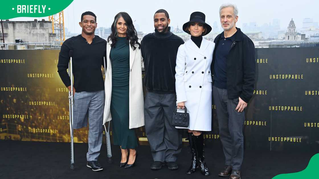 Anthony and Judy Robles with the Unstoppable cast