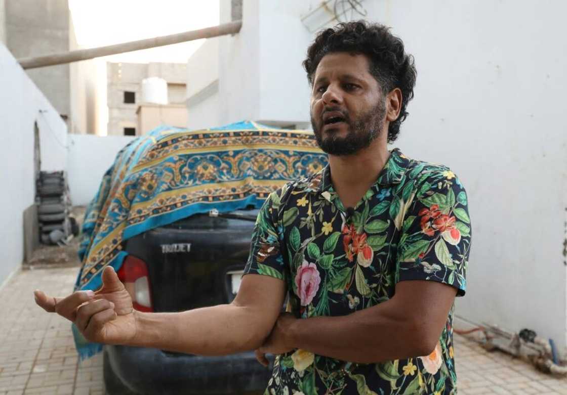 "Thanks to our government," Aguil said bitterly "Thanks to our government," Aguil said bitterly