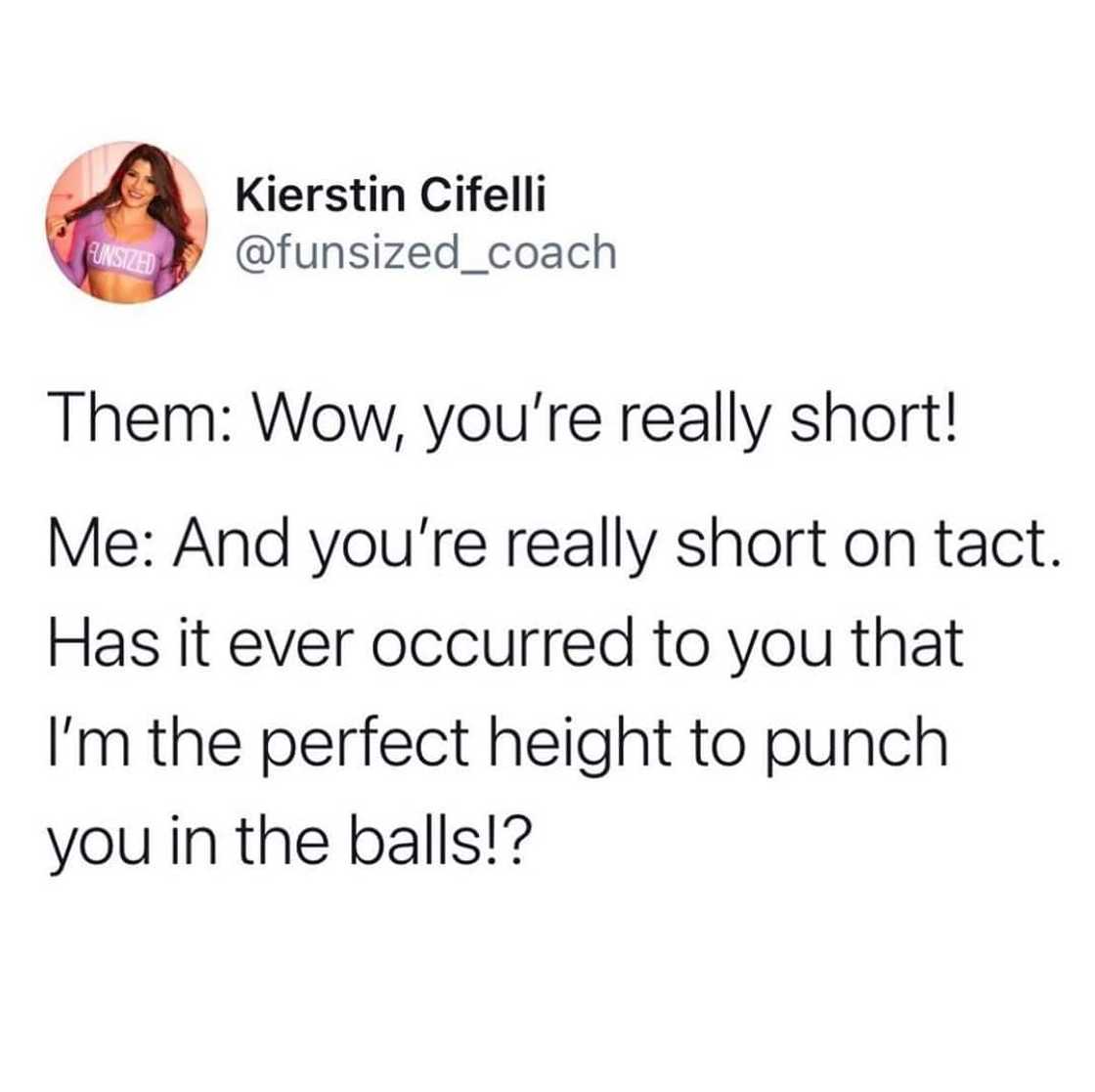 how to talk to short people meme