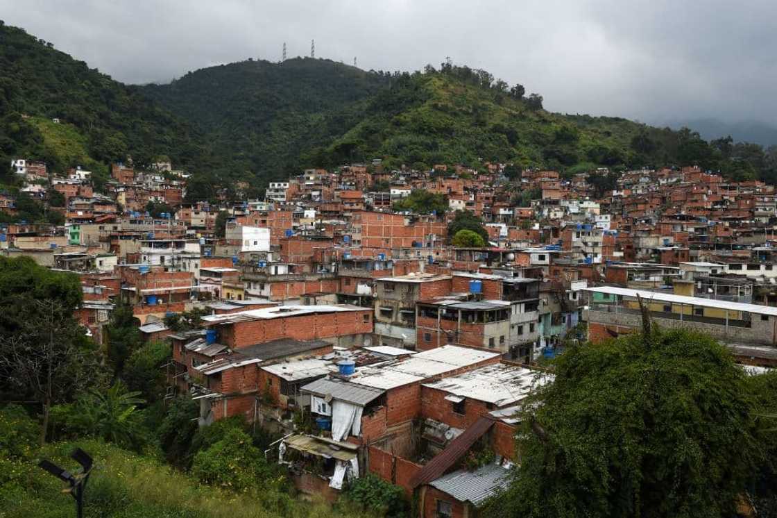 A general view of the Catuche neighbourhood in Caracas A general view of the Catuche neighbourhood in Caracas