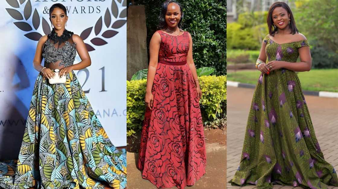 A-shape gown styles A-shape gown styles