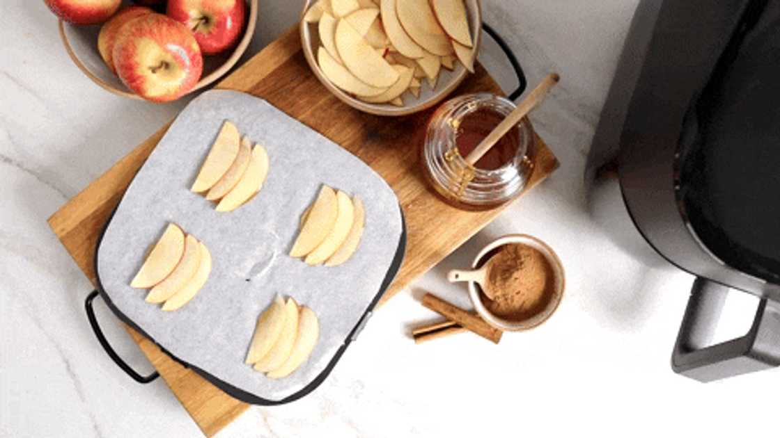 Preparing puff pastries with apple Preparing puff pastries with apple