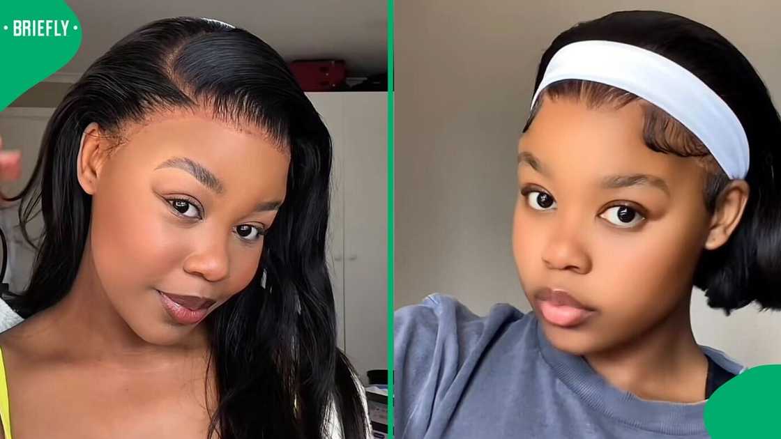 A young woman in South Africa took on the Khanyi Mbau Challenge and sparked a frenzy online.