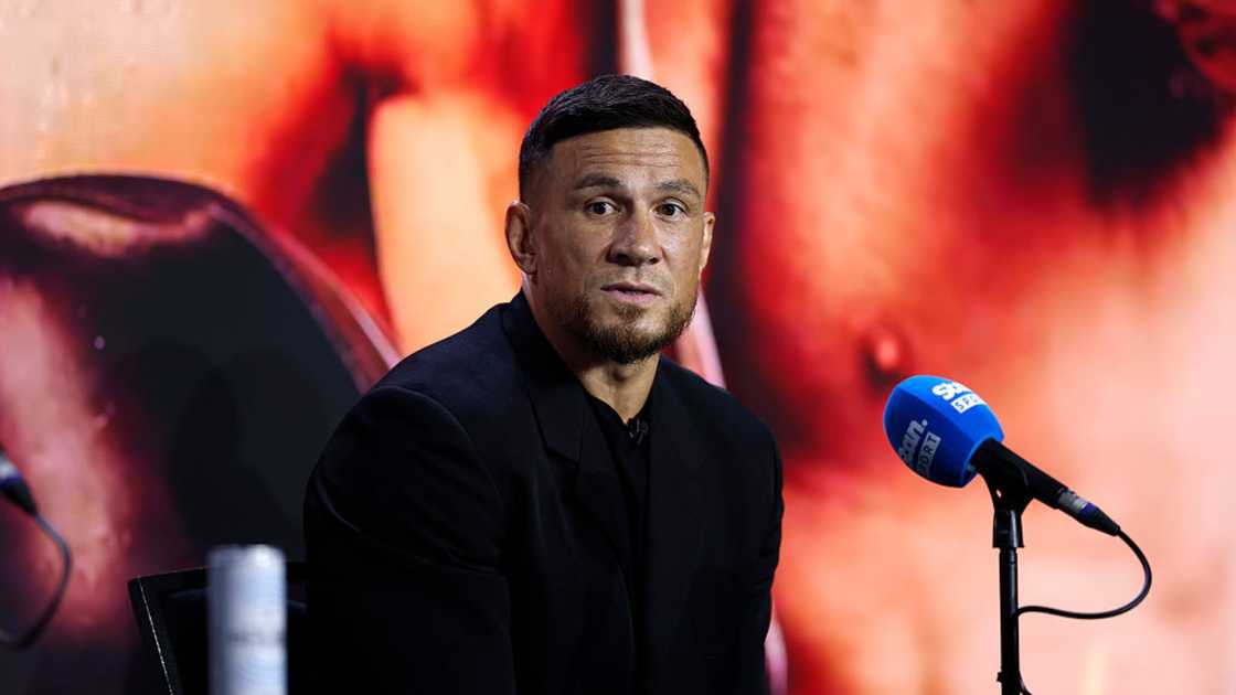 Sonny Bill Williams speaks during a Stan Sport Media Opportunity at Liberty Hall Sonny Bill Williams speaks during a Stan Sport Media Opportunity at Liberty Hall