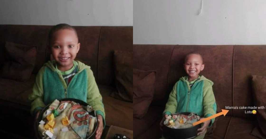 Ladyt Ladyt's little boy made her an extra special 'cake' for Mother's Day. Source: Ladyt Ladyt/Facebook