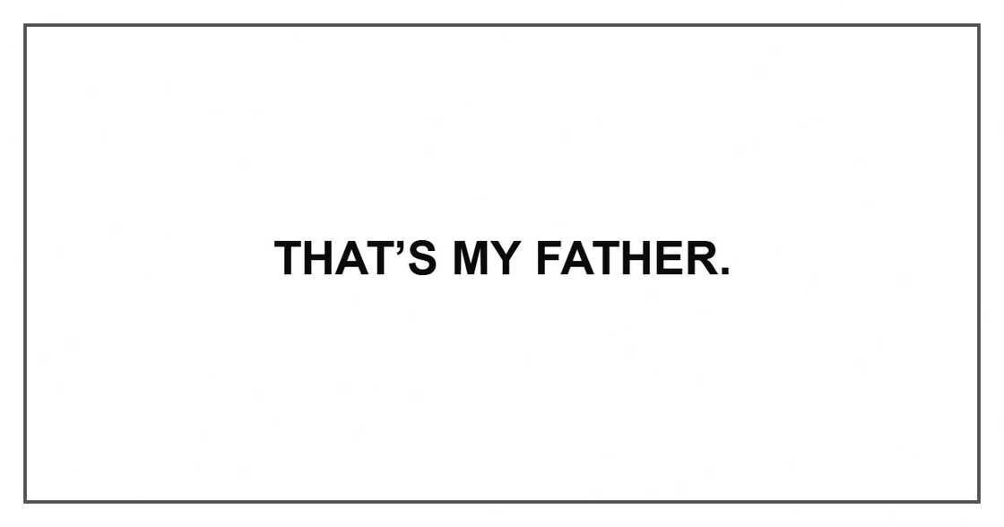 That’s my father.