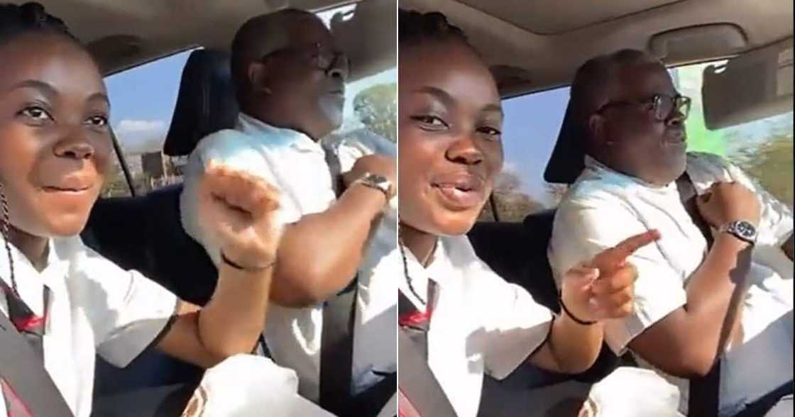 Politician, daughter, sweet, car, singing Politician, daughter, sweet, car, singing