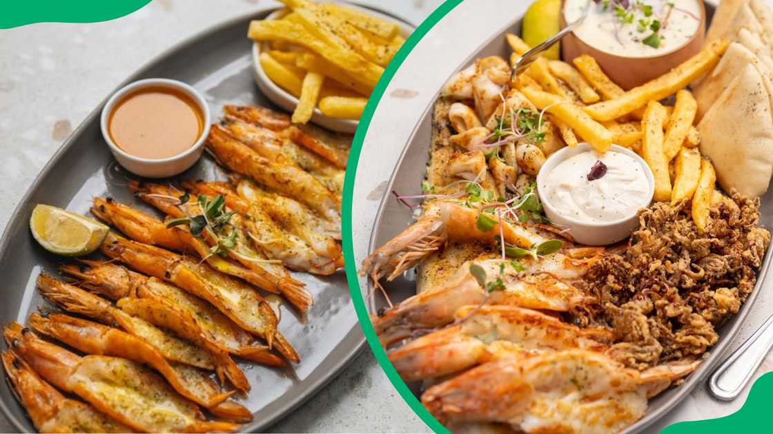 Meze menu options. Meze menu options.