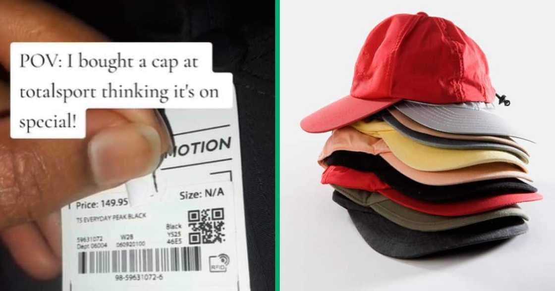 Woman in TikTok video shows marked up cap Woman in TikTok video shows marked up cap