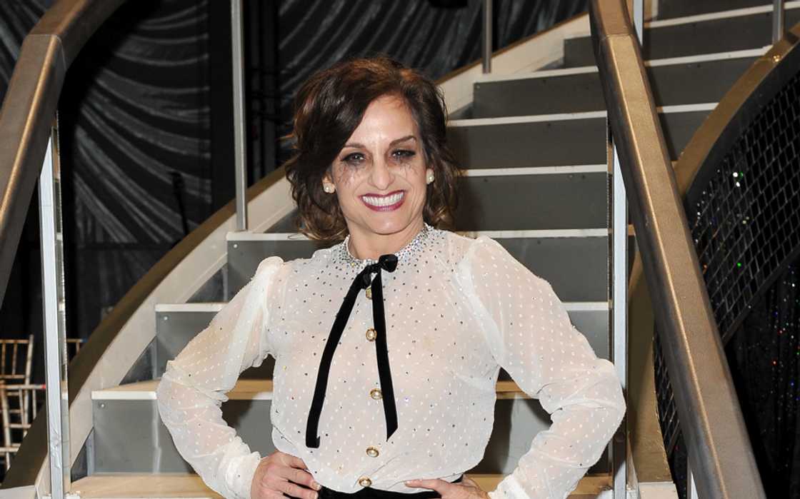Mary Lou Retton poses at 'Dancing with the Stars' Season 27 at CBS Television City in Los Angeles Mary Lou Retton poses at 'Dancing with the Stars' Season 27 at CBS Television City in Los Angeles