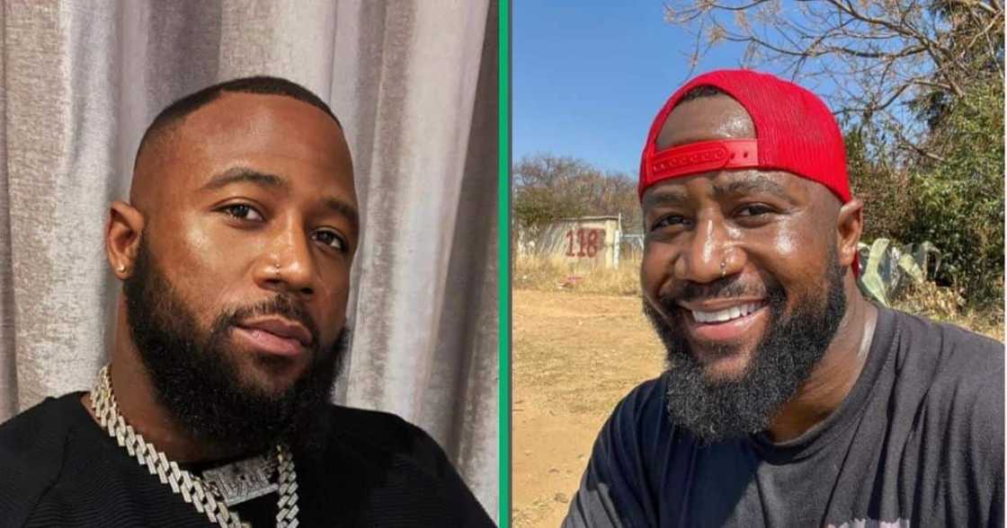 Cassper Nyovest preaches to his fans Cassper Nyovest preaches to his fans
