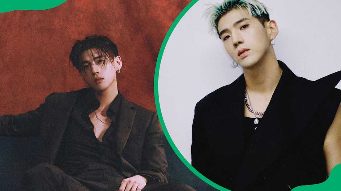 BM dressed in a black suit (L). The dancer in a black sleeveless top (R) BM dressed in a black suit (L). The dancer in a black sleeveless top (R)