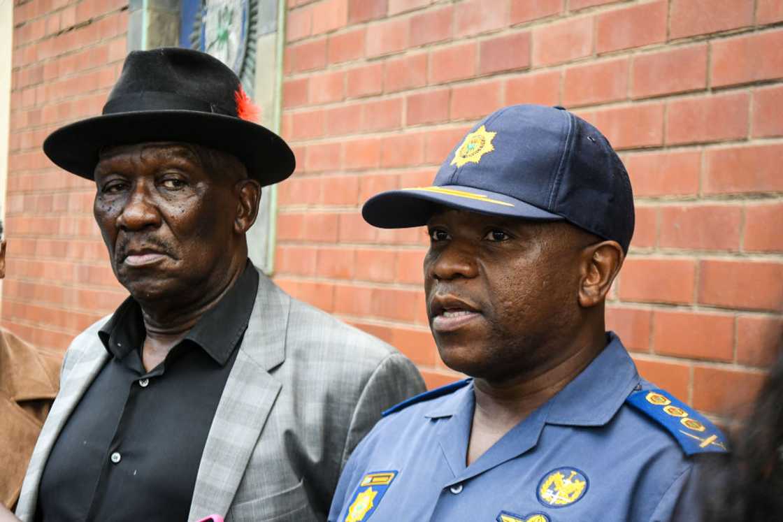 General Nhlanhla Mkhwanazi saluted members of the police for their hard work General Nhlanhla Mkhwanazi saluted members of the police for their hard work
