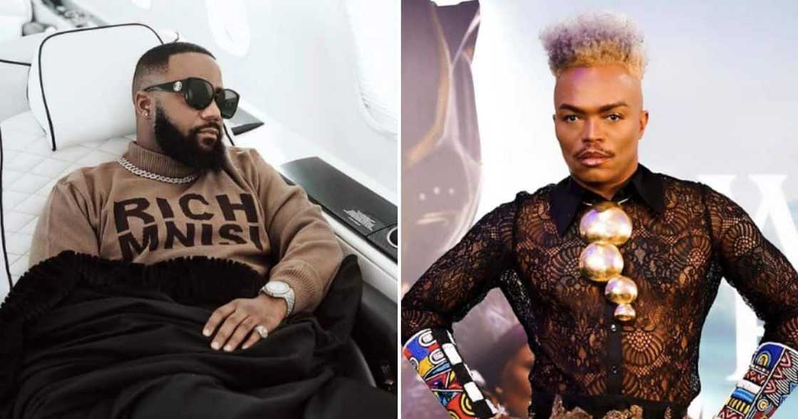 Cassper Nyovest ecstatic about Somizi's birthday celebrations.