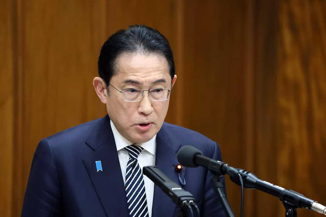 Prime Minister Fumio Kishida appears the Lower House Prime Minister Fumio Kishida appears the Lower House