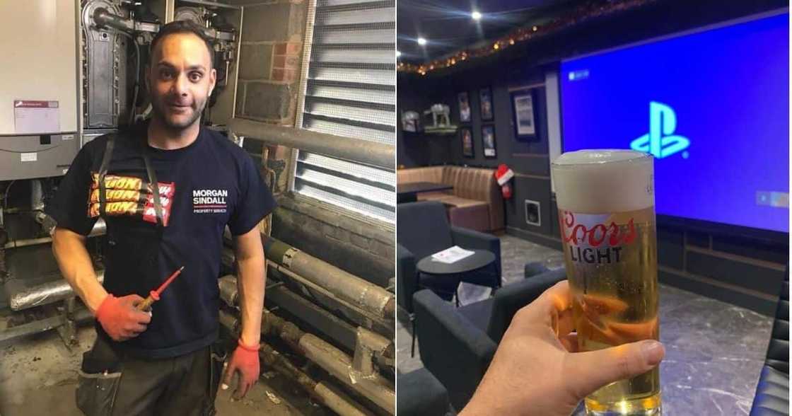 Jody Wainright, underground bar, R500 000, half a million, cinema, football, English, man cave Jody Wainright, underground bar, R500 000, half a million, cinema, football, English, man cave