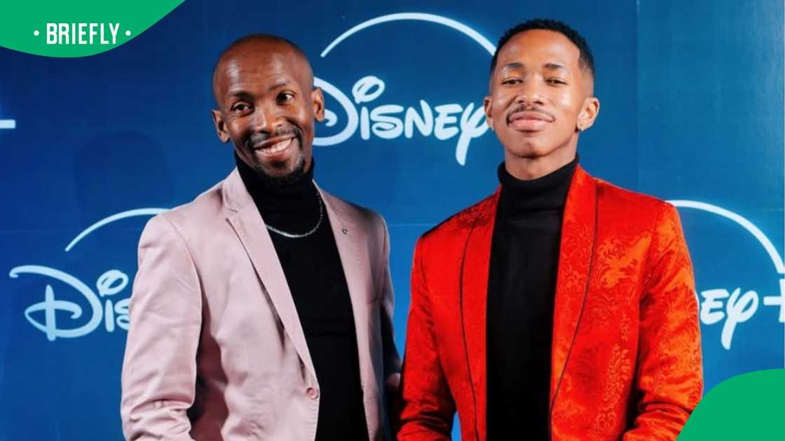 Lasizwe Dambuza and Lungile Mchunu reunited for Christmas Lasizwe Dambuza and Lungile Mchunu reunited for Christmas