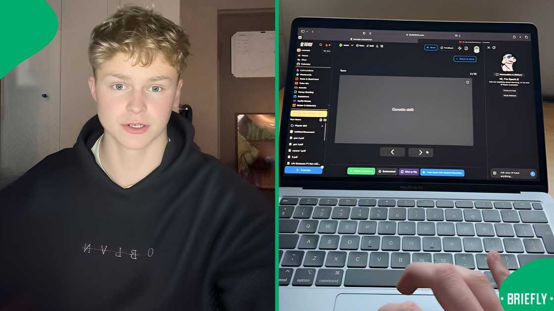 The young man went on to list all the methods he used and explained them all The young man went on to list all the methods he used and explained them all