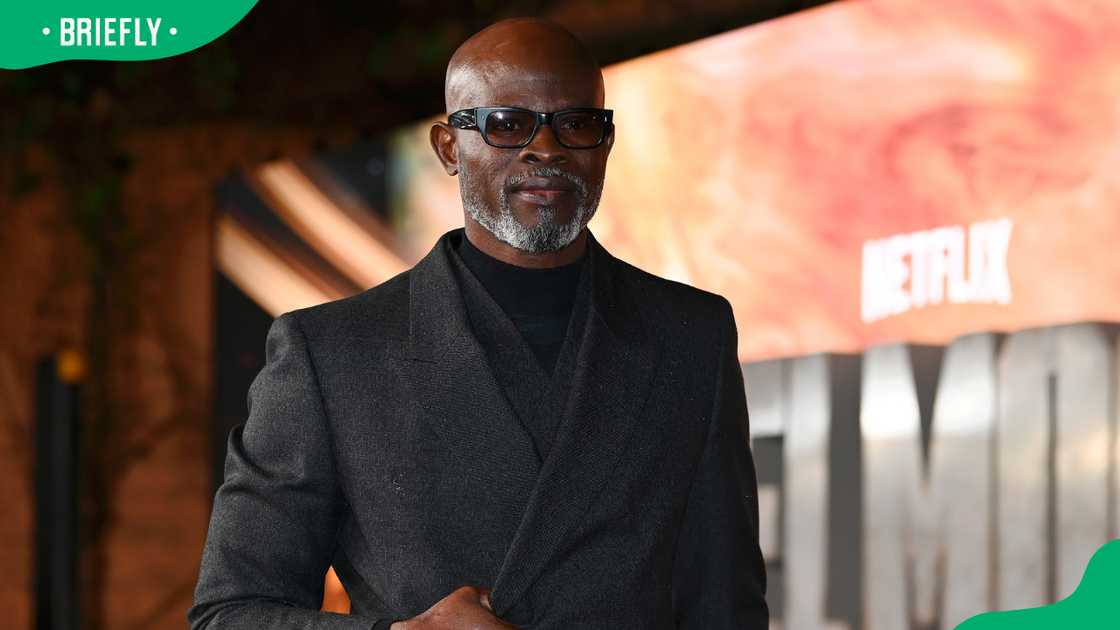 Djimon Hounsou in London Djimon Hounsou in London