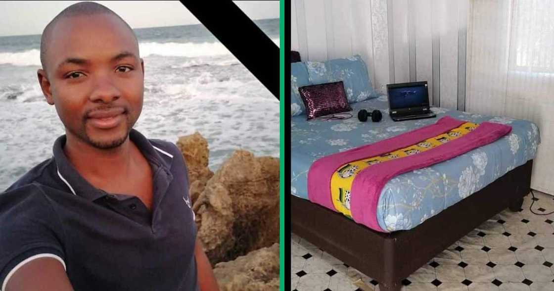 A proud young man showed off his humble bedroom in a Facebook group chat. A proud young man showed off his humble bedroom in a Facebook group chat.