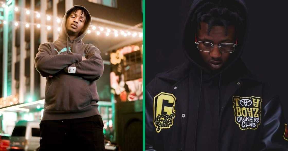 Emtee tells 'The L-Tido Podcast' that he's not a fan of the songs he makes. Emtee tells 'The L-Tido Podcast' that he's not a fan of the songs he makes.