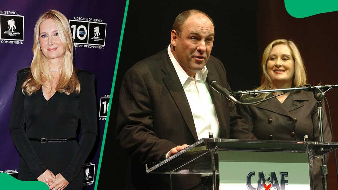 Marcy and James Gandolfini