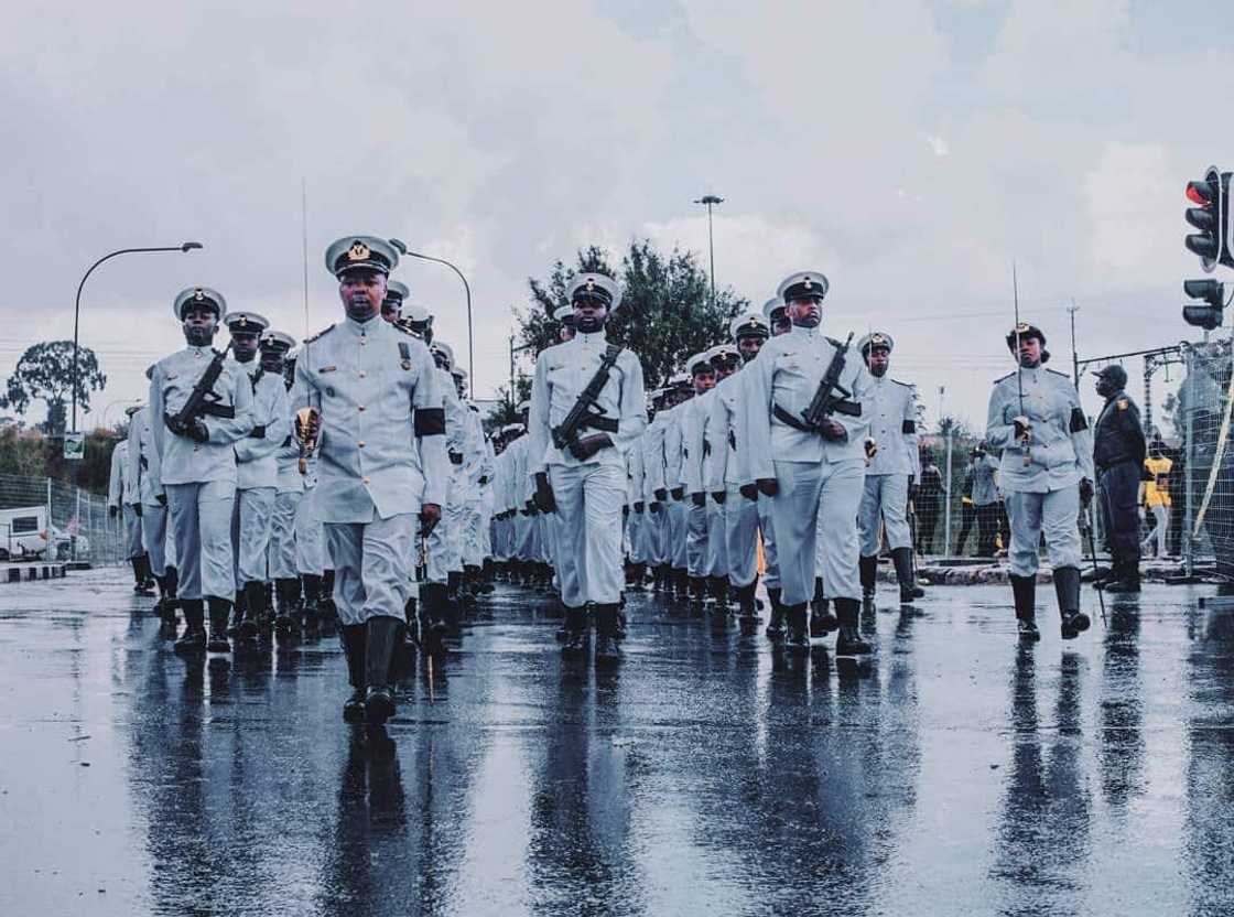 The South African navy