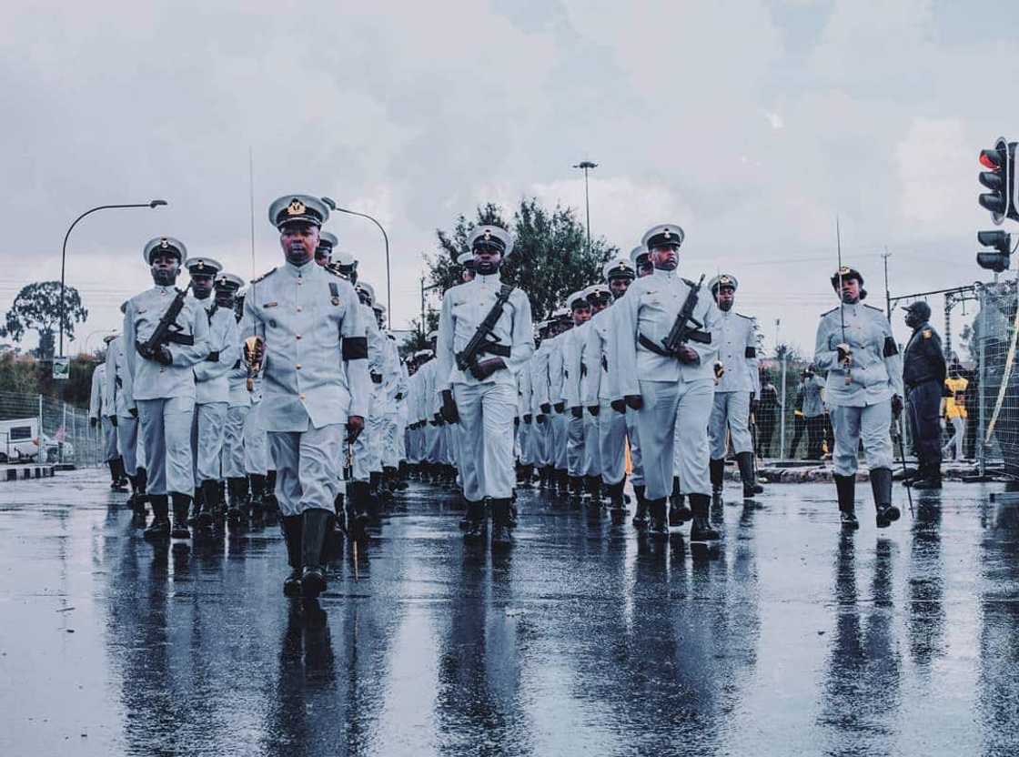 The South African navy The South African navy
