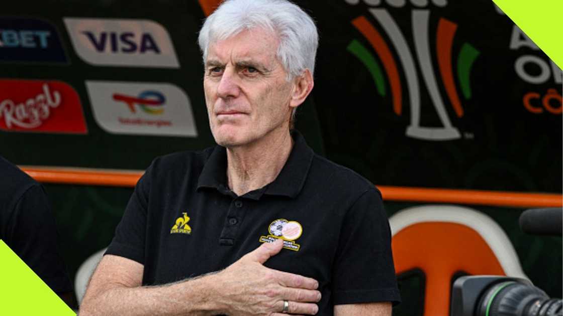 Bafana Bafana head coach Hugo Broos announces his final squad for South Africa's 2025 AFCON qualifiers against Congo Brazzaville. Photo: Issouf Sanogo. Bafana Bafana head coach Hugo Broos announces his final squad for South Africa's 2025 AFCON qualifiers against Congo Brazzaville. Photo: Issouf Sanogo.