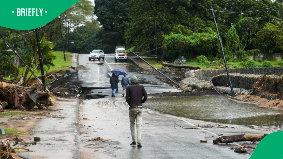 A community is worried about a resident who washed away in the KwaZulu-Natal floods A community is worried about a resident who washed away in the KwaZulu-Natal floods