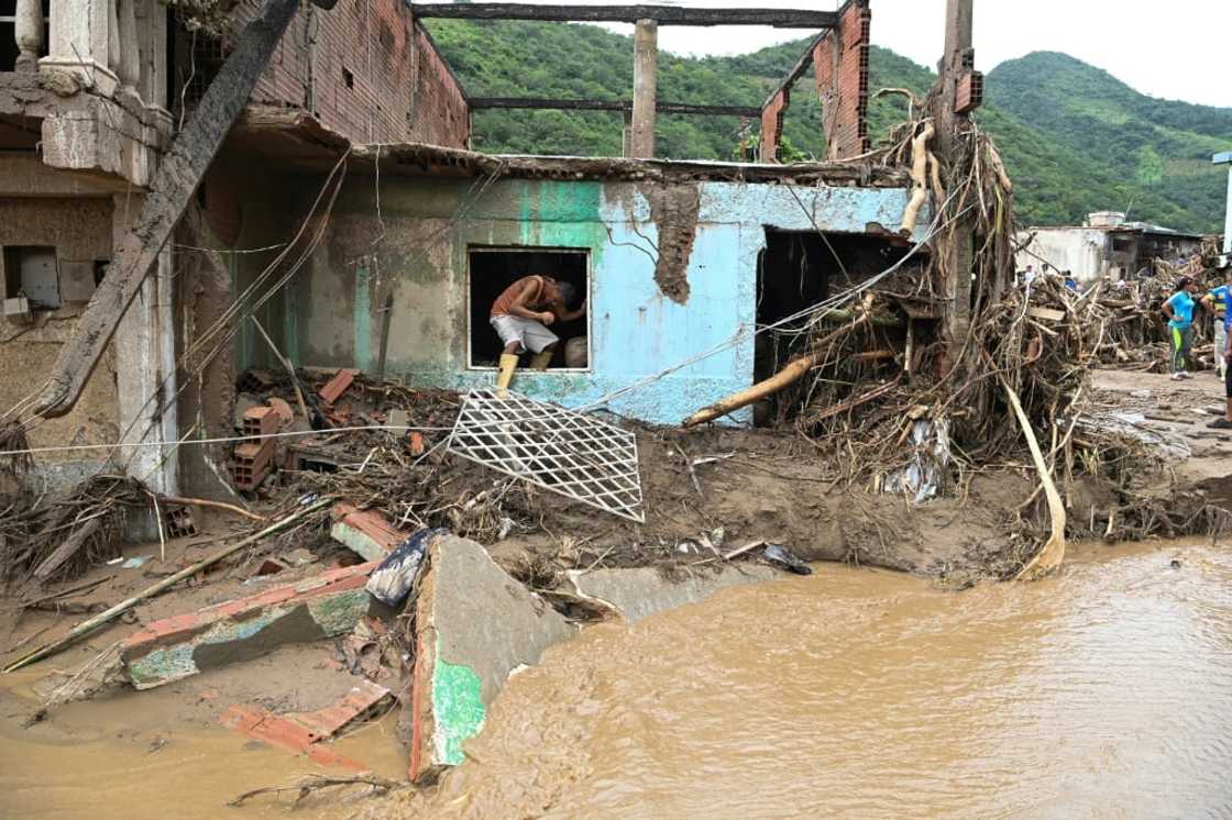 Residents of Las Tejerias helped in the search for the missing Residents of Las Tejerias helped in the search for the missing