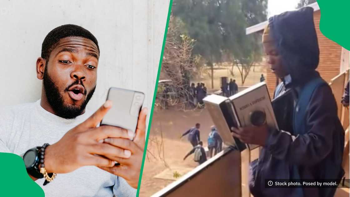 A young man went viral on Instagram.