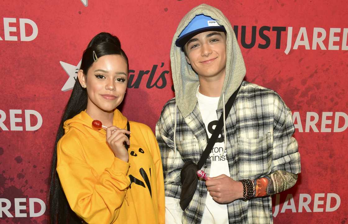 Jenna Ortega and Asher Angel at Goya Studios, Los Angeles Jenna Ortega and Asher Angel at Goya Studios, Los Angeles