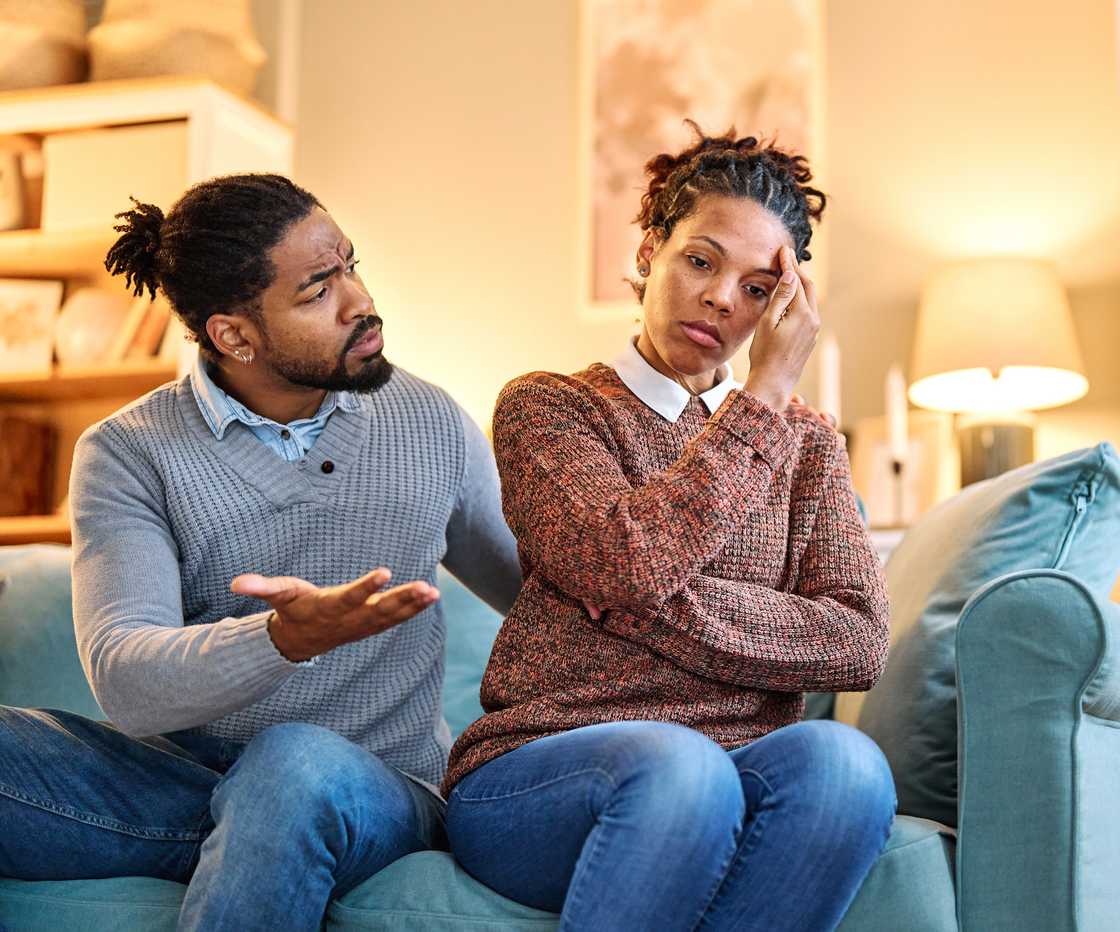 A man begs his wife A man begs his wife