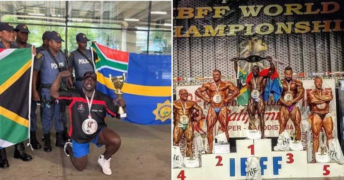 The SAPS has congratulated a cop who was crowned IBFF world champion.
