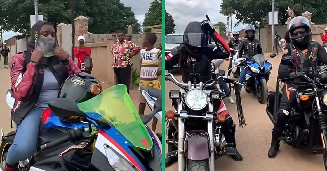 TikTok video shows Pretoria biker women