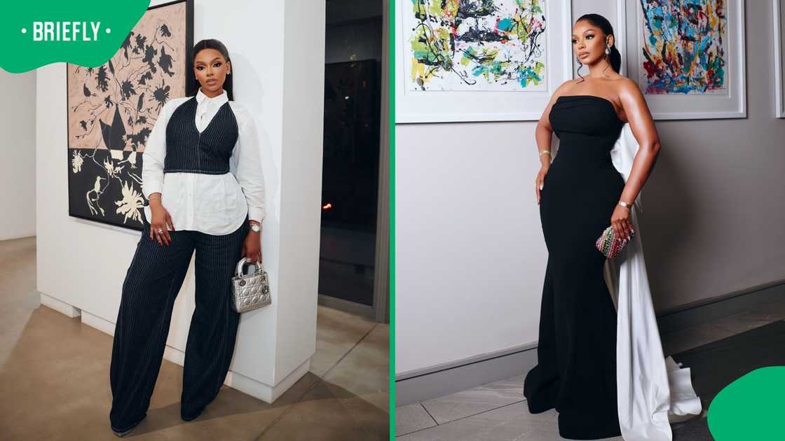 She paired the short hairstyle with a glamorous retro-inspired shoot She paired the short hairstyle with a glamorous retro-inspired shoot