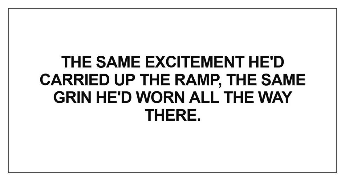 The same excitement