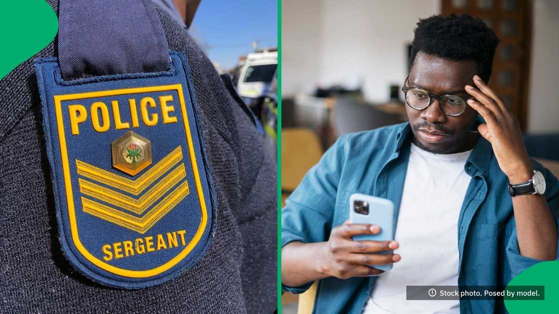A member of the South African Police Service assaulted a member of the public in a viral video A member of the South African Police Service assaulted a member of the public in a viral video