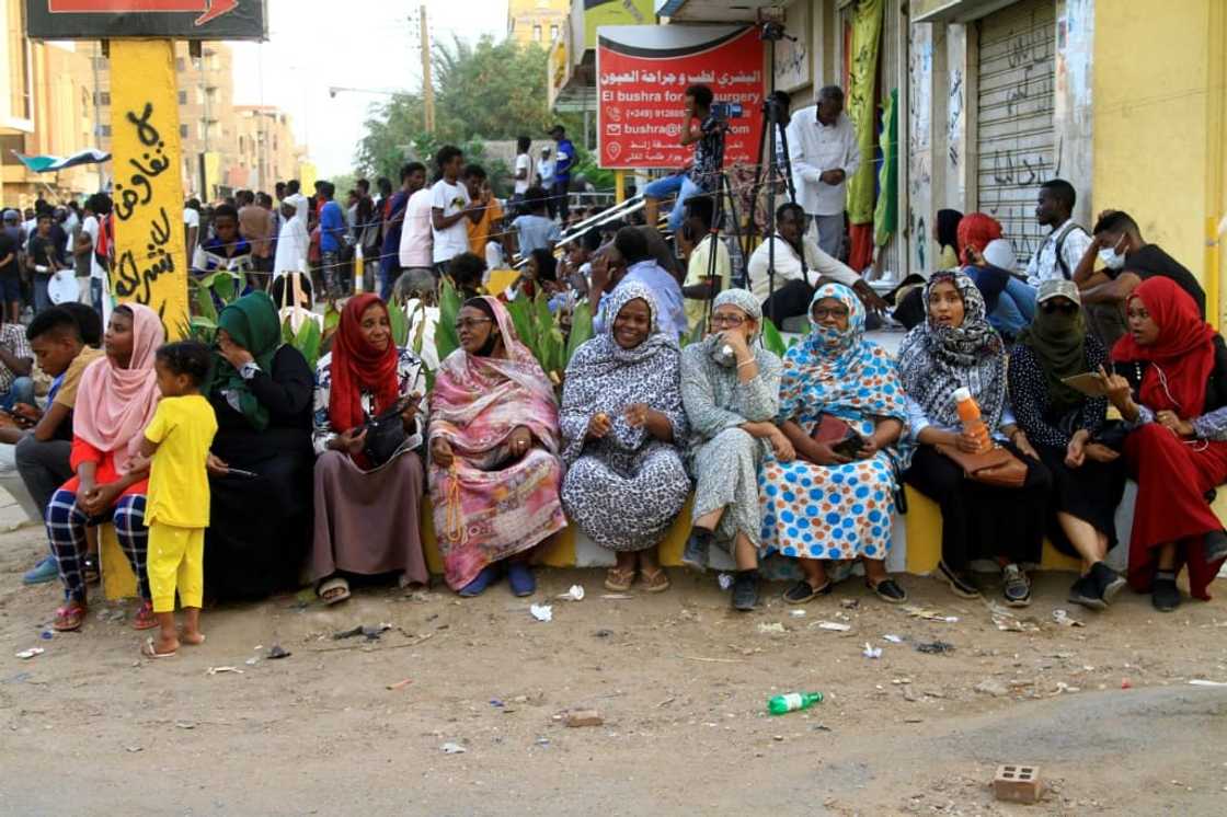 Sudanese protesters gather in the capital Khartoum on July 5, the latest in a series of rallies since an October military coup Sudanese protesters gather in the capital Khartoum on July 5, the latest in a series of rallies since an October military coup