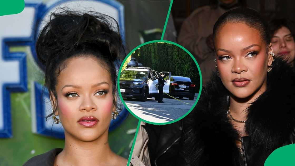Rihanna's Loss Angeles home targeted